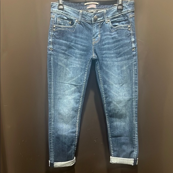 ReRock Los Angeles Classic Blue Capri Jeans, Size 4 - Picture 1 of 9